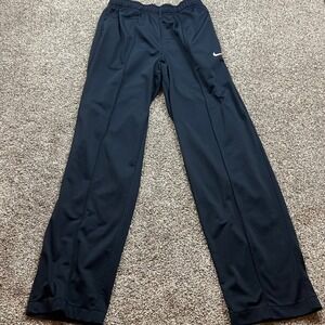 Nike Pants Mens‎ M Track Black White Swoosh Logo Athletic Comfort